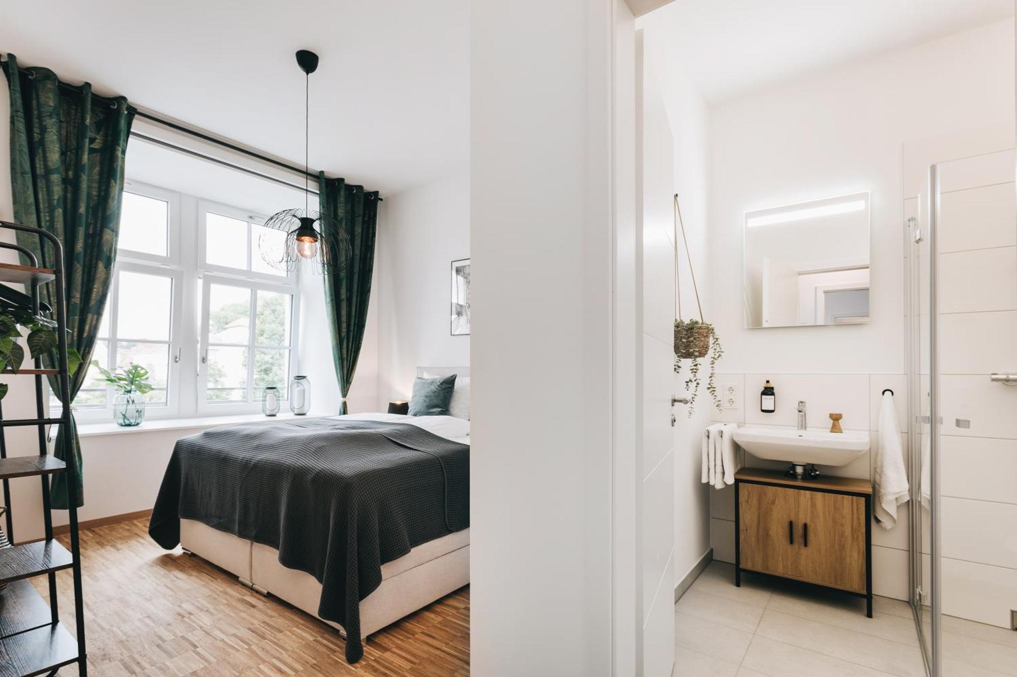 Oasis Appart - Wohnen In Dresden - Netflix - Tiefgarage - Dachterrasse Rom bilde